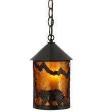  112953 - 6" Wide Lone Bear Northwoods Mini Pendant