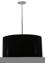  113851 - 32"W Cilindro Black Paper Pendant