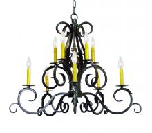  116225 - 32" Wide Anassa 10 Light Chandelier