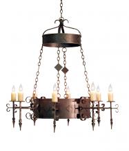  117173 - 48" Wide Diamante 8 Light Chandelier