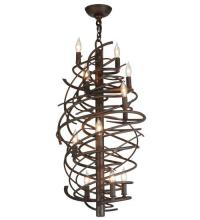  117938 - 24"W Cyclone 13 LT Chandelier