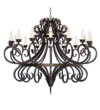  120265 - 60" Wide Symen 16 Light Chandelier