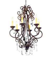  120268 - 24" Wide Aumberto 6 Light Chandelier