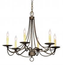  120794 - 28" Wide Edwin 6 Light Chandelier