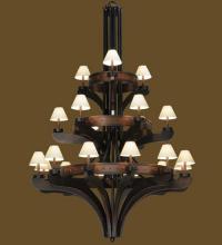 Meyda Blue 122634 - 62"W Castilla 3 Tier Chandelier