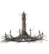  124549 - 132" Wide Twigs 12 Light Chandelier