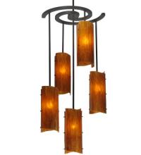 Meyda Blue 125781 - 34"W Vortex 5 LT Chandelier