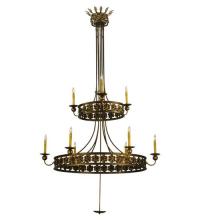  132339 - 48"W Montgomery 2 Tier Chandelier