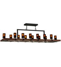  135930 - 72"W Grand Terrace 14 LT Oblong Chandelier