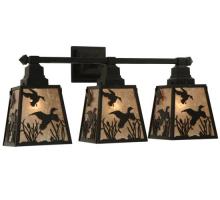  136926 - 28"W Ducks in Flight 3 LT Wall Sconce