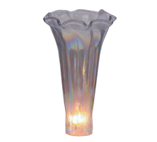  13822 - 3" Wide X 5" High Purple Iridescent Pond Lily Shade