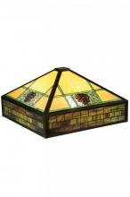  139086 - 26.75"Sq Pinecone Ridge Shade