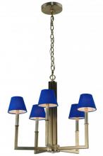 Meyda Blue 139424 - 24"W Rula 5 LT Chandelier