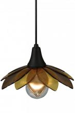  139891 - 10.5"W Metro Fusion Bodnant Glass Mini Pendant