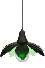  140082 - 10.5"W Metro Fusion Bodnant Glass Mini Pendant