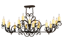  140507 - 60" Long Kean Moins 20 Light Oblong Chandelier