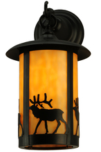  140655 - 8"W Fulton Elk Hanging Wall Sconce