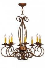  142864 - 26"W Elisha 8 LT Chandelier