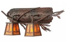  147326 - 24"W Pine Branch Valley View 2 LT Vanity Light