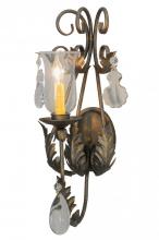 Meyda Blue 148188 - 9"W French Elegance Wall Sconce