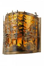  149253 - 14" Wide Tall Pines Wall Sconce