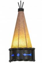  149956 - 8" Wide Teepee Regalia Wall Sconce