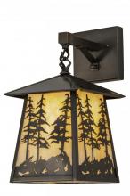 Meyda Blue 150687 - 8"W Stillwater Tall Pines Hanging Wall Sconce