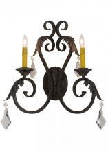  151650 - 19"W Josephine 2 LT Wall Sconce