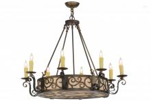  153447 - 36"W Delano 8 LT Chandelier