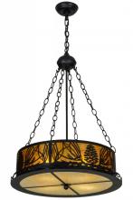  153800 - 22"W Mountain Pine Inverted Pendant