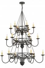  155776 - 48" Wide Polonella 18 Light Three Tier Chandelier