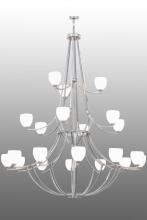  156064 - 84"W Everett 21 LT Three Tier Chandelier