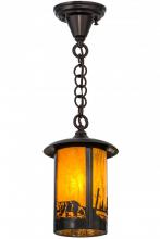 Meyda Blue 156668 - 8"W Fulton Bear Creek Pendant