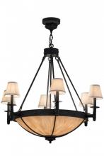 Meyda Blue 157167 - 36"W Freya 6 LT Chandelier