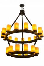  159006 - 48"W Noziroh Ring 27 LT Two Tier Chandelier