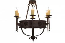  160259 - 30" Wide Calandra 6 Light Chandelier