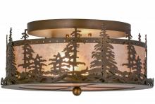  160561 - 16"W Tall Pines Flushmount