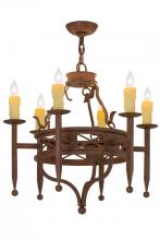  161989 - 24"W Jasmine 6 LT Chandelier