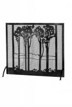  165940 - 55"W X 48"H Tall Poplars Fireplace Screen