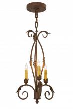 Meyda Blue 169643 - 12"W Alexandria 3 LT Chandelier