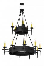  177277 - 50"W Thorndike 15 LT Two Tier Chandelier