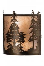  179749 - 12"W Tall Pines Wall Sconce