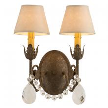  180854 - 12" Wide Antonia 2 Light Wall Sconce