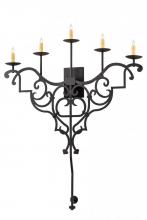  189167 - 36"W Fleur De Lys Wall Sconce