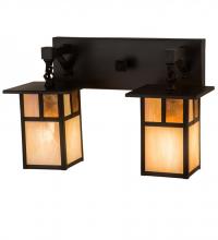  194879 - 17"Wide Hyde Park "T" Mission 2 Light Vanity Light