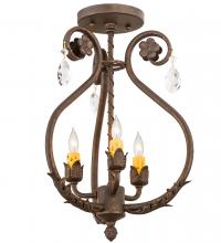  199249 - 12" Wide Antonia 3 Light Chandelier