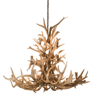  200451 - 65" Wide Antlers Elk 18 Light Chandelier