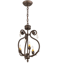 Meyda Blue 204679 - 12" Wide Antonia 3 Light Chandelier