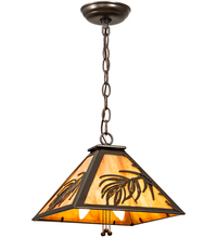  204754 - 12" Square Pine Needle Pendant