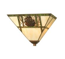 Meyda Blue 20635 - 14"W Pinecone Ridge Wall Sconce